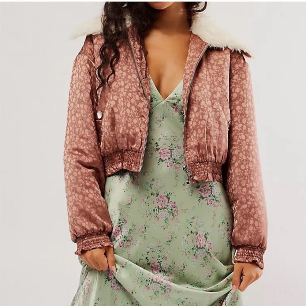 FREE PEOPLE Crafted Floral
Bomber Jacket size XS - Picture 5 of 5